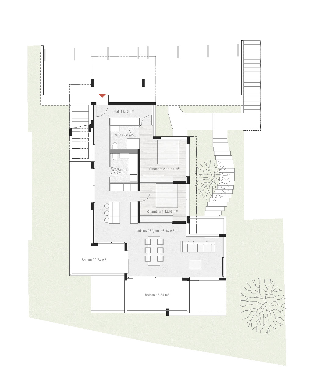 Plan du Rez-de-chaussée